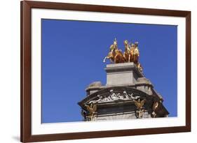 Quadriga de l'Auroa, La Cascada, architect Josep Fontsere, Parc de la Ciutadella, Barcelona, Catalo-Markus Lange-Framed Photographic Print