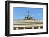 Quadriga on Top of the Brandenburger Tor, Berlin, Brandenburg, Germany, Europe-G & M Therin-Weise-Framed Photographic Print