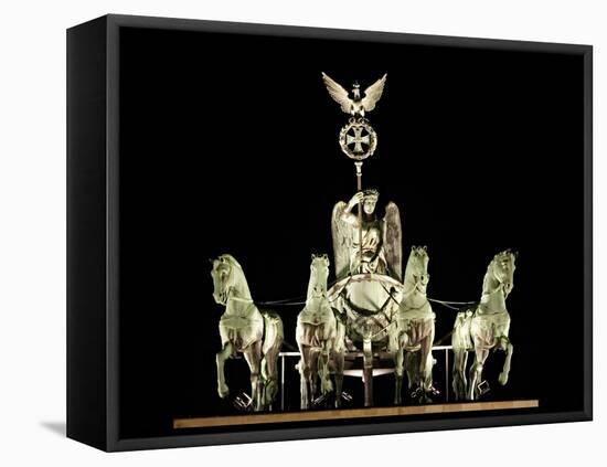 Quadriga-Johann Gottfried Schadow-Framed Stretched Canvas