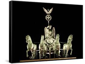 Quadriga-Johann Gottfried Schadow-Framed Stretched Canvas