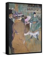 Quadrille at the Moulin Rouge, 1892-Henri de Toulouse-Lautrec-Framed Stretched Canvas