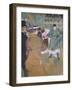 Quadrille at the Moulin Rouge, 1892-Henri de Toulouse-Lautrec-Framed Giclee Print