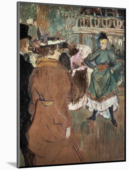 Quadrille at the Moulin Rouge-Henri de Toulouse-Lautrec-Mounted Art Print