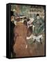 Quadrille at the Moulin Rouge-Henri de Toulouse-Lautrec-Framed Stretched Canvas