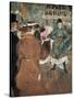 Quadrille at the Moulin Rouge-Henri de Toulouse-Lautrec-Stretched Canvas