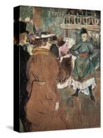 Quadrille at the Moulin Rouge-Henri de Toulouse-Lautrec-Stretched Canvas