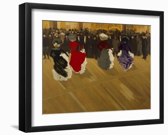 Quadrille, Circa 1900-Louis Abel-Truchet-Framed Giclee Print