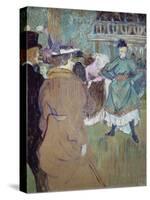 Quadrille in the Moulin Rouge, 1885-Henri de Toulouse-Lautrec-Stretched Canvas