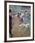 Quadrille in the Moulin Rouge, 1885-Henri de Toulouse-Lautrec-Framed Giclee Print