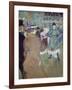 Quadrille in the Moulin Rouge, 1885-Henri de Toulouse-Lautrec-Framed Giclee Print