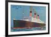 Quadruple-Screw R.M.S Majestic of the White Star Line, C1920S-null-Framed Giclee Print