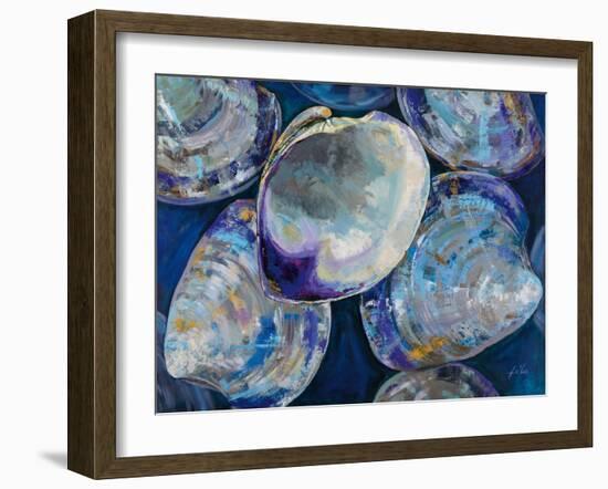 Quahog Dig-Jeanette Vertentes-Framed Art Print