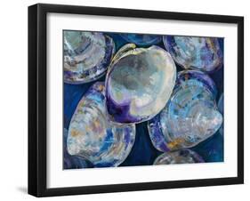 Quahog Dig-Jeanette Vertentes-Framed Art Print