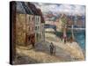 Quai a Dieppe-Gustave Loiseau-Stretched Canvas