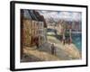 Quai a Dieppe-Gustave Loiseau-Framed Giclee Print