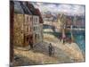 Quai a Dieppe-Gustave Loiseau-Mounted Giclee Print