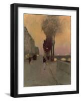 Quai Bourbon, Paris-Luigi Loir-Framed Giclee Print