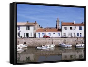 Quai Cassard, Ile De Noirmoutier, Brittany, France-Guy Thouvenin-Framed Stretched Canvas