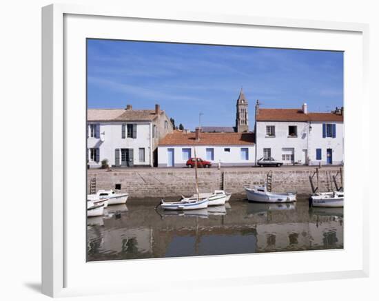 Quai Cassard, Ile De Noirmoutier, Brittany, France-Guy Thouvenin-Framed Photographic Print