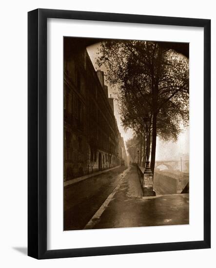 Quai D'Anjou,Paris 1926-Eug?ne Atget-Framed Photographic Print