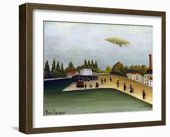 Quai D'Ivry-Henri Rousseau-Framed Premium Giclee Print