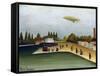 Quai D'Ivry-Henri Rousseau-Framed Stretched Canvas