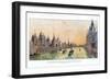 Quai D'Orsay, Paris World Exposition, 1889-null-Framed Giclee Print
