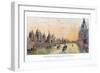 Quai D'Orsay, Paris World Exposition, 1889-null-Framed Giclee Print