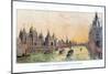 Quai D'Orsay, Paris World Exposition, 1889-null-Mounted Giclee Print