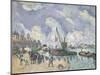 Quai De Bercy, Paris, 1873-75-Paul Cézanne-Mounted Giclee Print