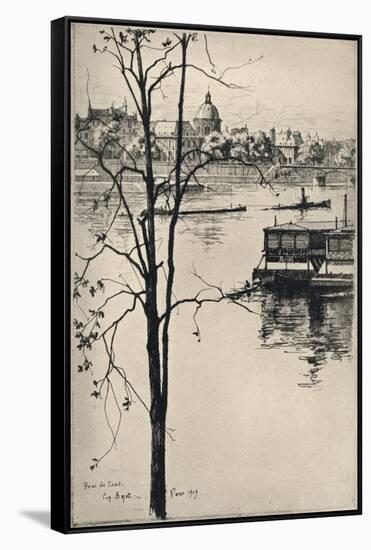 Quai De Conti, 1915-Eugene Bejot-Framed Stretched Canvas