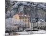 Quai De France Along the Isere River, Grenoble, Isere, French Alps, France-Walter Bibikow-Mounted Photographic Print