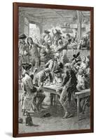 Quai De La Ferraille, 19th Century-Frederic Lix-Framed Giclee Print