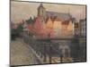 Quai de La Paille, Bruges-Paul Albert Steck-Mounted Giclee Print