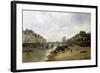 Quai de la Seine et le Pont-Marie-Stanislas Lepine-Framed Giclee Print