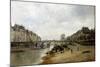 Quai de la Seine et le Pont-Marie-Stanislas Lepine-Mounted Giclee Print