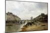 Quai de la Seine et le Pont-Marie-Stanislas Lepine-Mounted Giclee Print