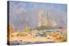 Quai De La Tournelle and Notre-Dame De Paris, 1884-Albert-Charles Lebourg-Stretched Canvas