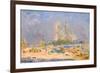 Quai De La Tournelle and Notre-Dame De Paris, 1884-Albert-Charles Lebourg-Framed Giclee Print