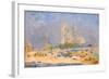 Quai De La Tournelle and Notre-Dame De Paris, 1884-Albert-Charles Lebourg-Framed Giclee Print