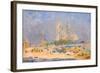 Quai De La Tournelle and Notre-Dame De Paris, 1884-Albert-Charles Lebourg-Framed Giclee Print