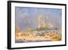 Quai De La Tournelle and Notre-Dame De Paris, 1884-Albert-Charles Lebourg-Framed Giclee Print