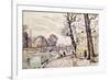 Quai De Seine-Paul Signac-Framed Giclee Print