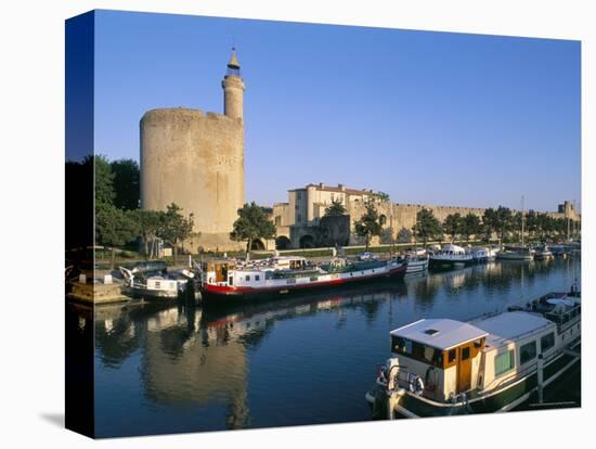 Quai Des Croisades, Aigues-Mortes, Languedoc-Roussillon, France-Bruno Barbier-Stretched Canvas