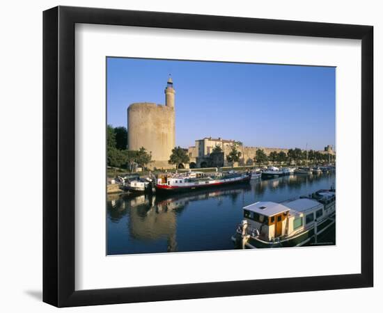 Quai Des Croisades, Aigues-Mortes, Languedoc-Roussillon, France-Bruno Barbier-Framed Photographic Print