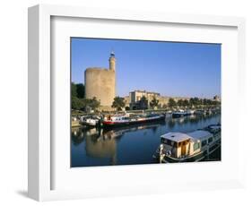 Quai Des Croisades, Aigues-Mortes, Languedoc-Roussillon, France-Bruno Barbier-Framed Photographic Print