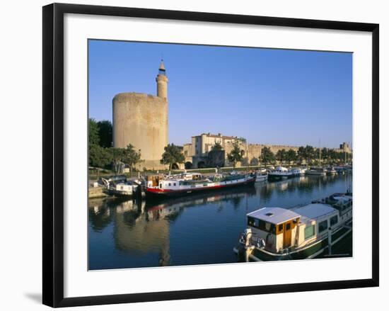 Quai Des Croisades, Aigues-Mortes, Languedoc-Roussillon, France-Bruno Barbier-Framed Photographic Print