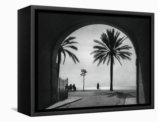 Quai Des États-Unis, Nice, France, 1937-Martin Hurlimann-Framed Stretched Canvas