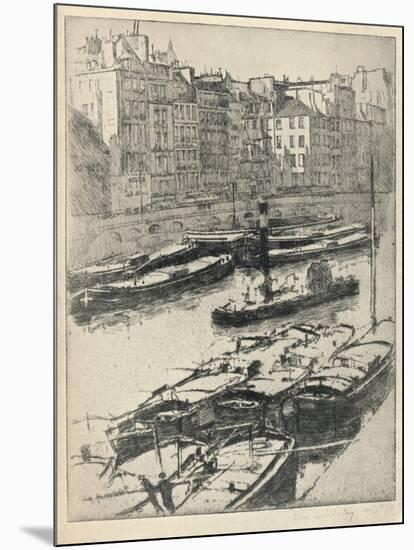 Quai Des Grands Augustins, 1915-William A Levy-Mounted Giclee Print