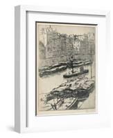 Quai Des Grands Augustins, 1915-William A Levy-Framed Giclee Print